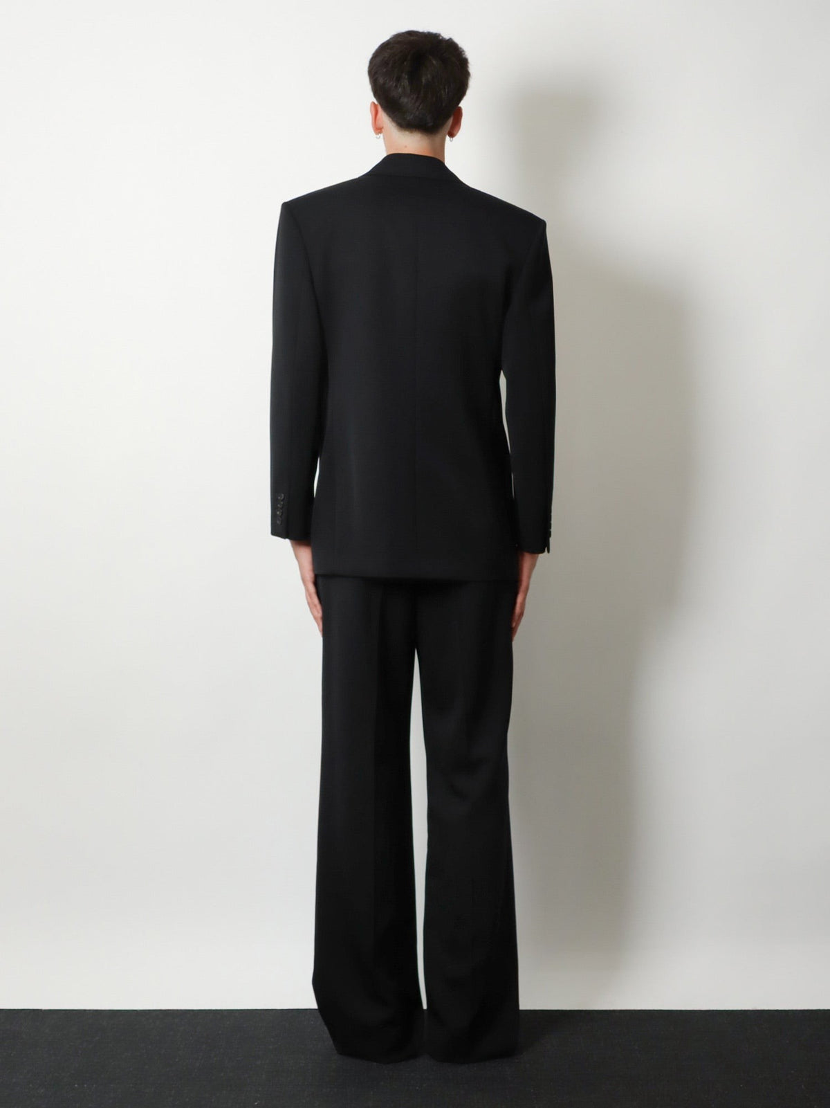 Fluid tailored certified wool trousers 3