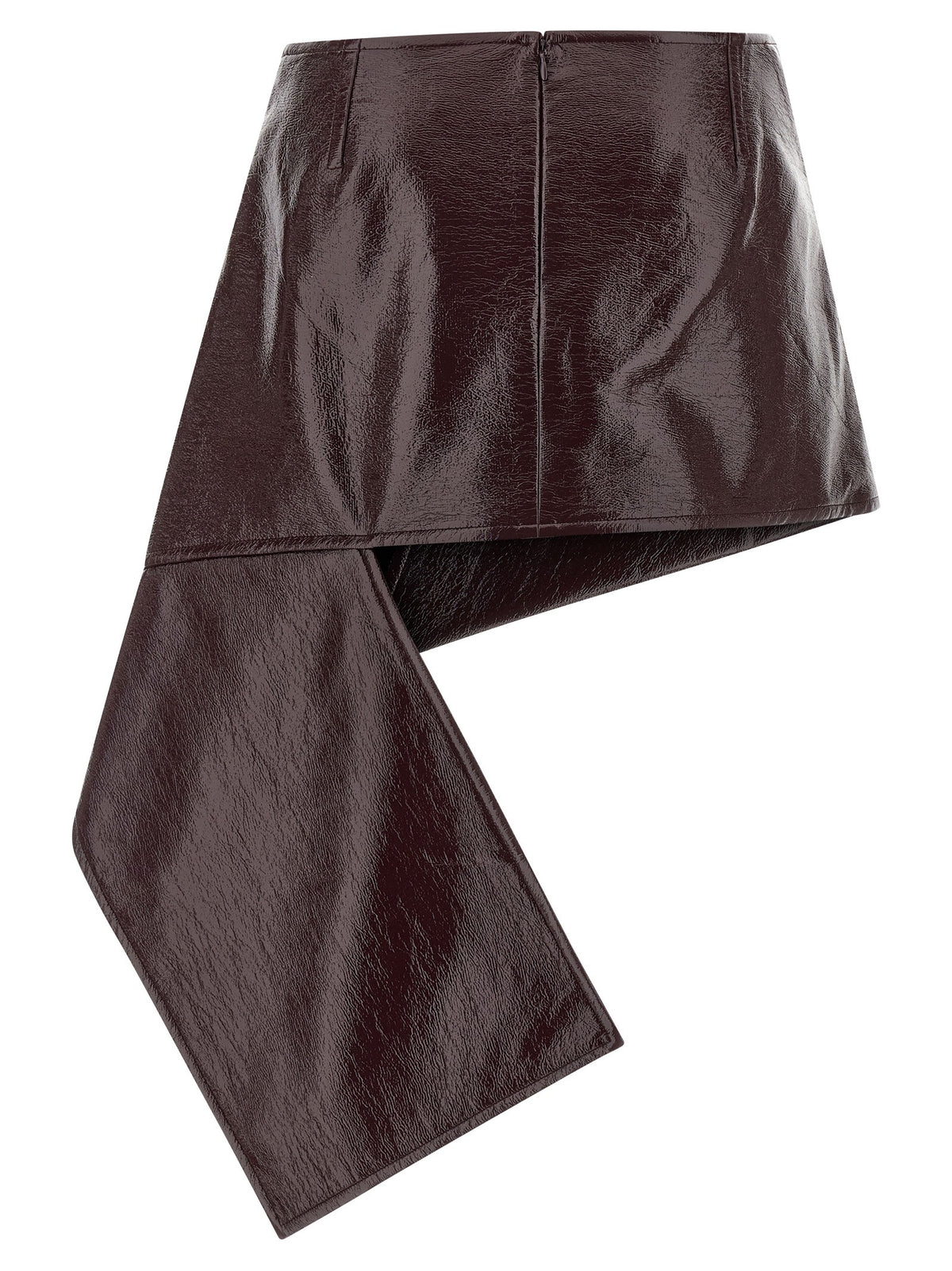 'Fold Vinyl Mini' skirt 2