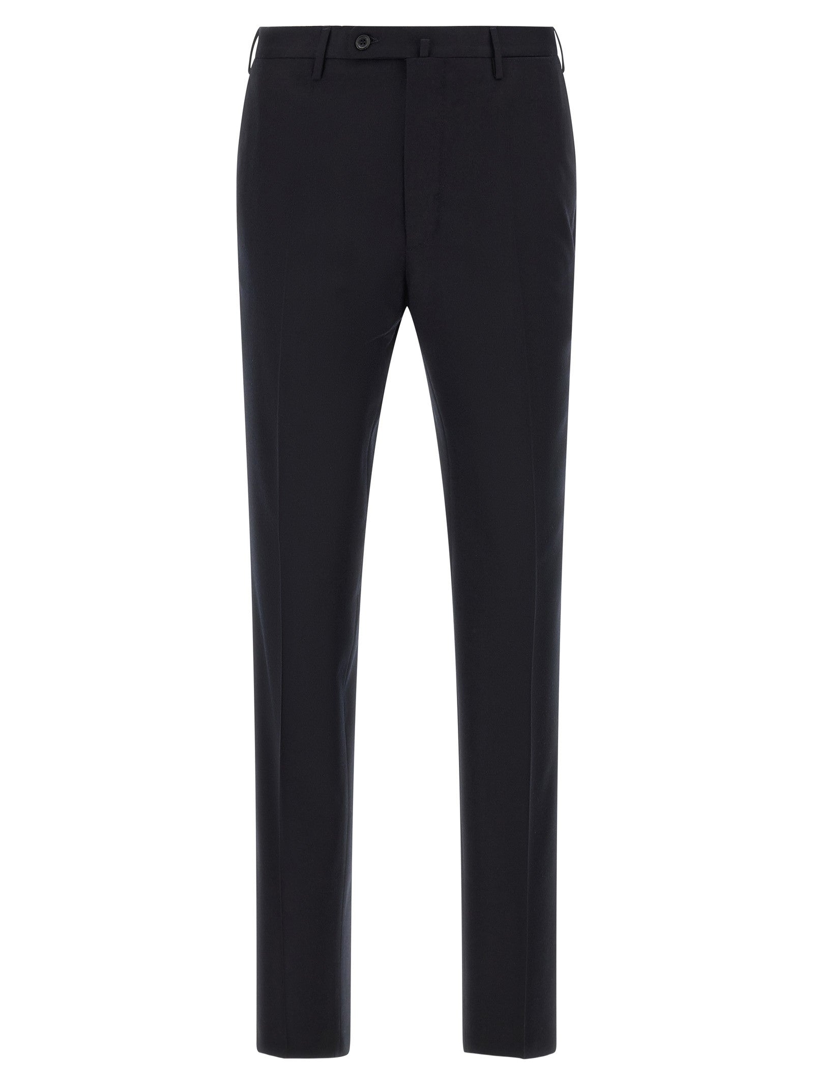 Formal pants with front fold