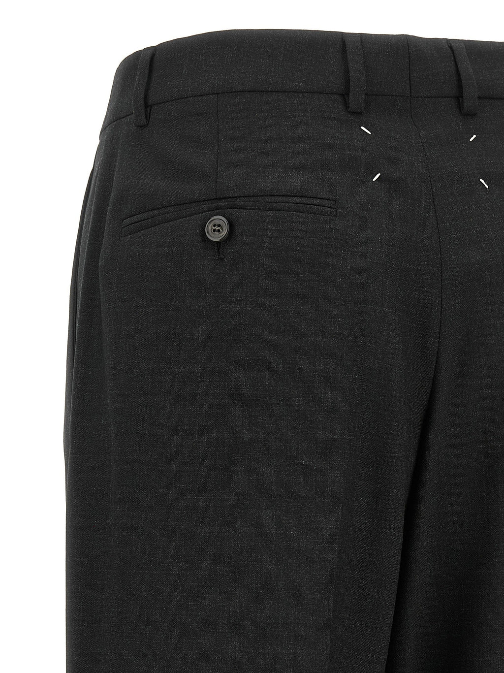 'Four Stitches' wool pants 4