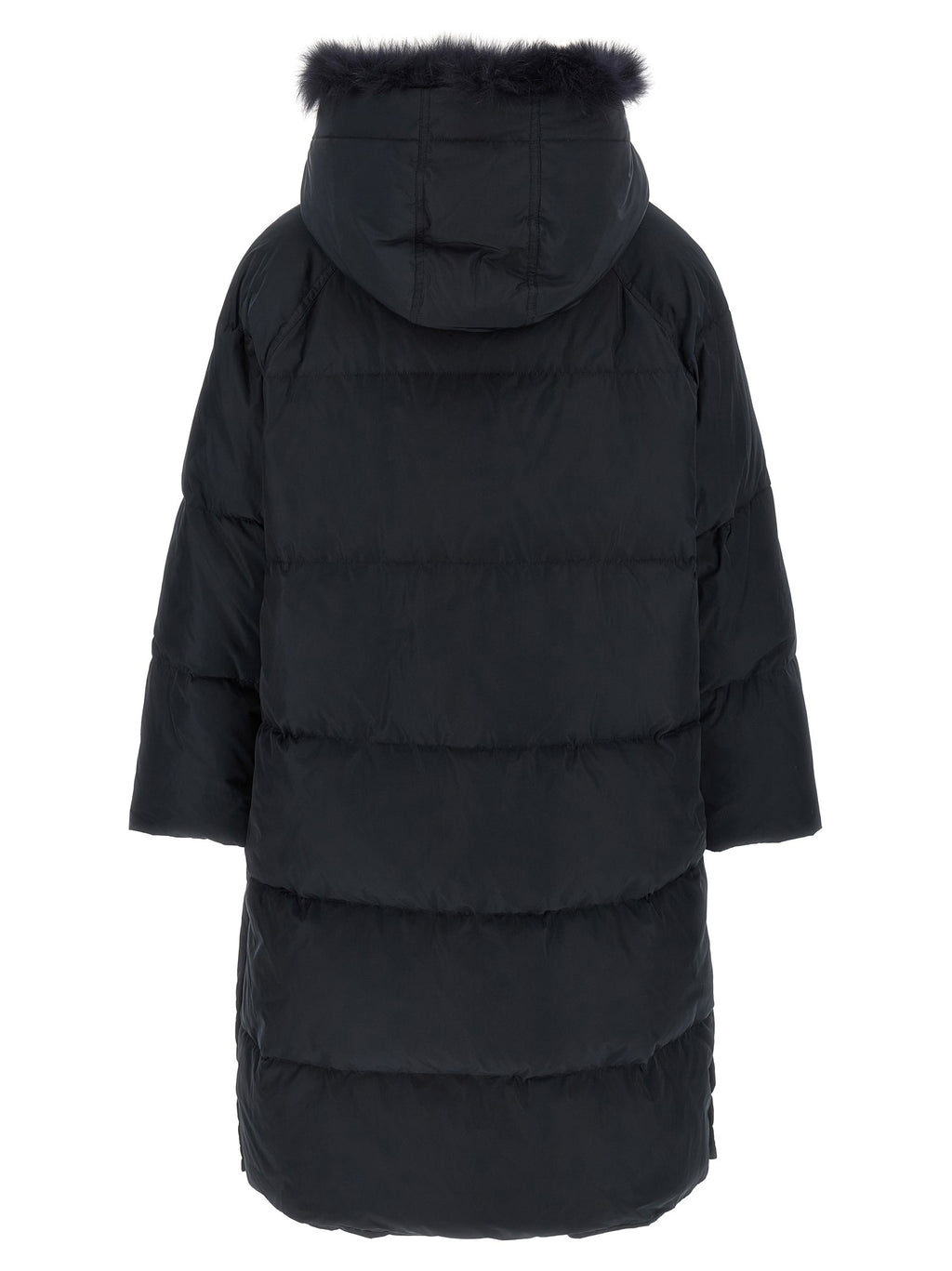 Fox fur finishing down jacket 2
