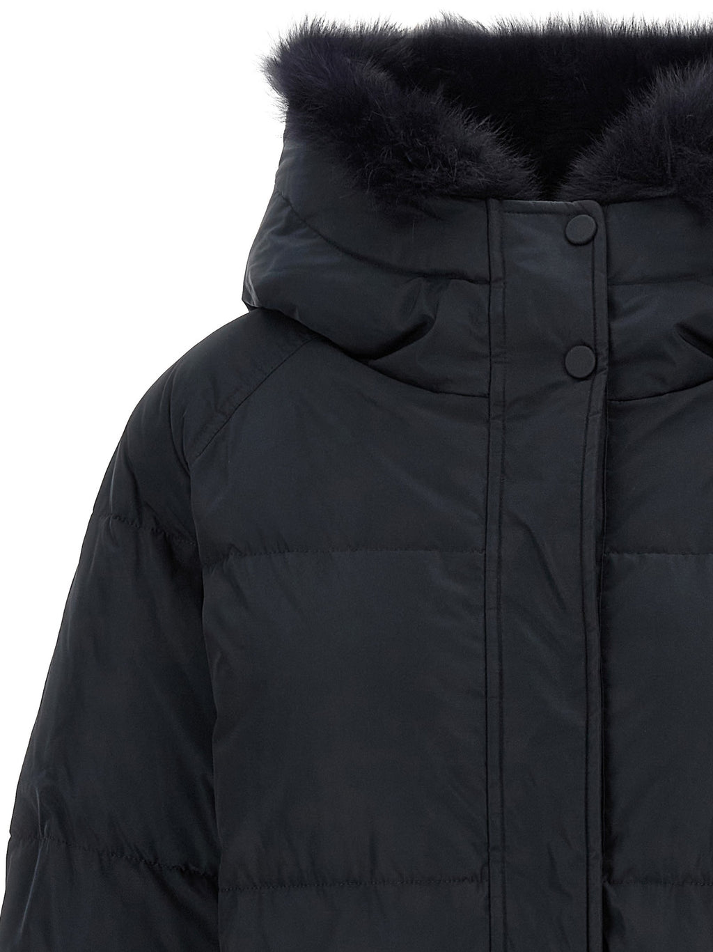 Fox fur finishing down jacket 3
