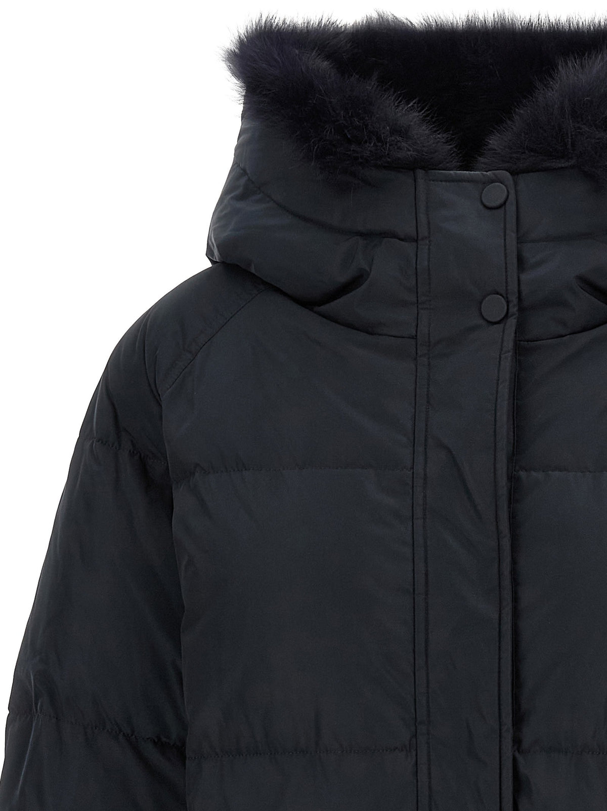 Fox fur finishing down jacket 3