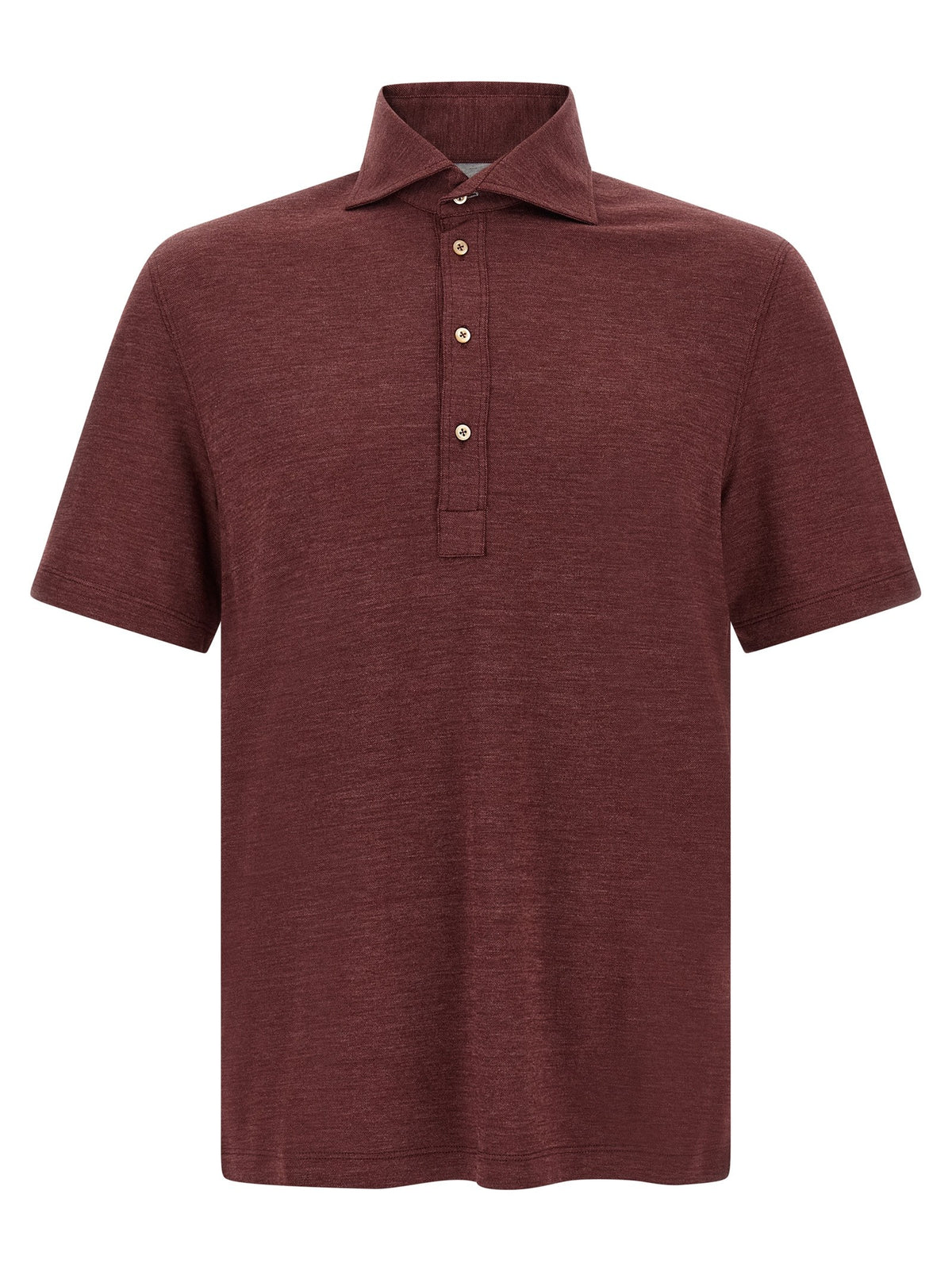French collar polo shirt