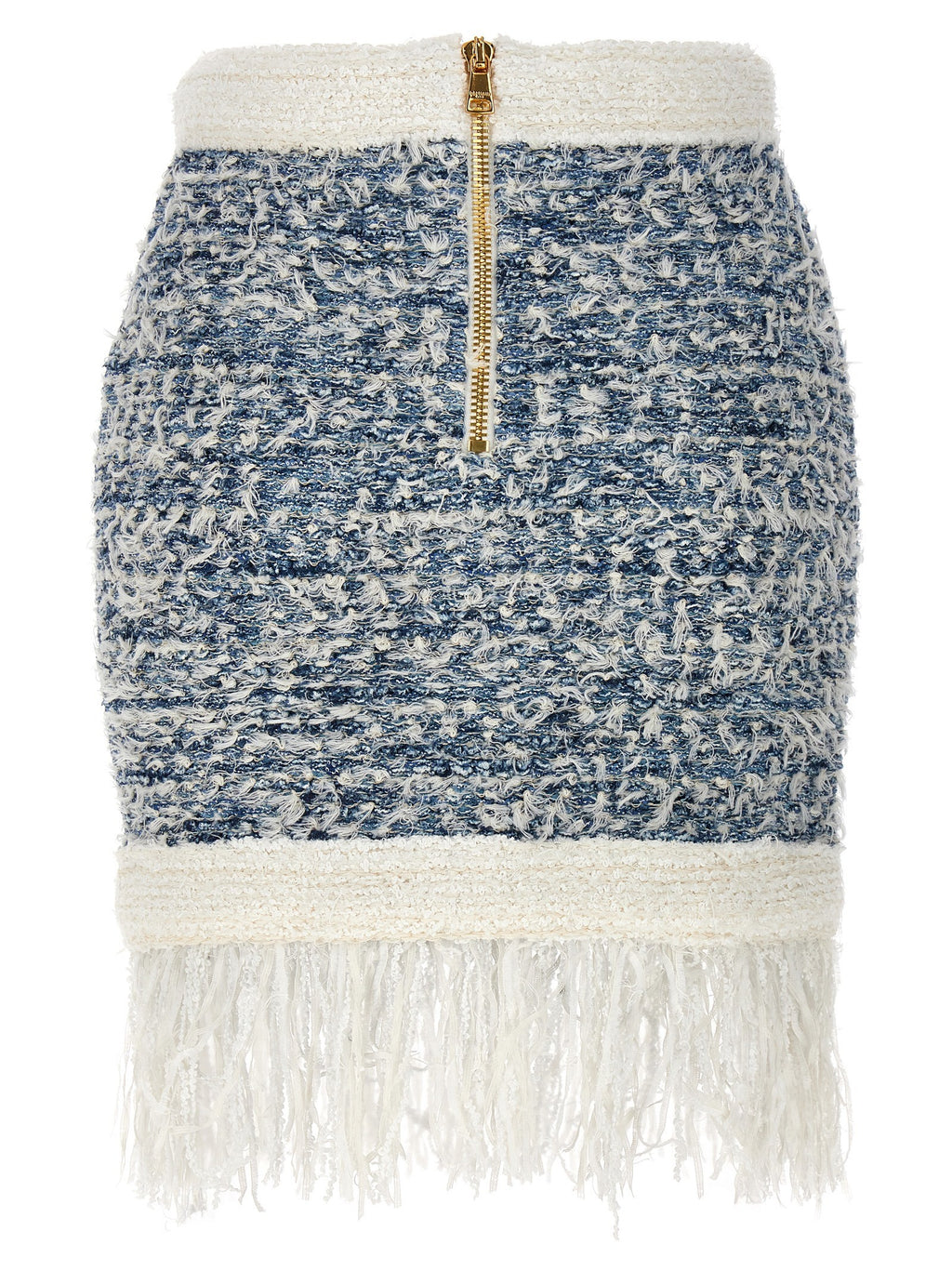 Fringed tweed skirt 2