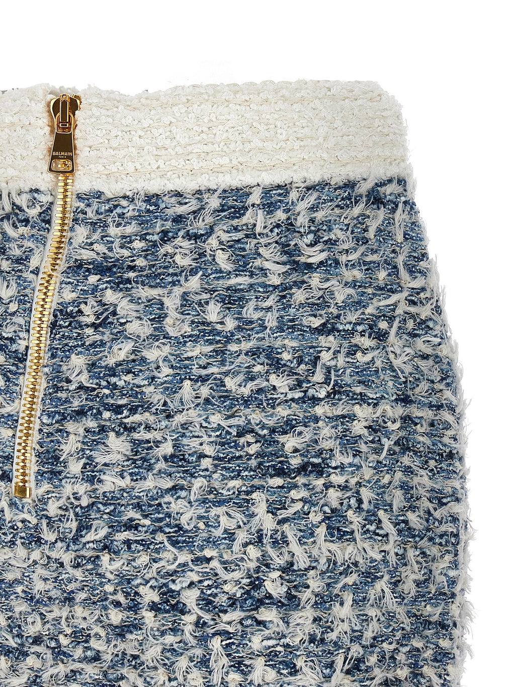 Fringed tweed skirt 4