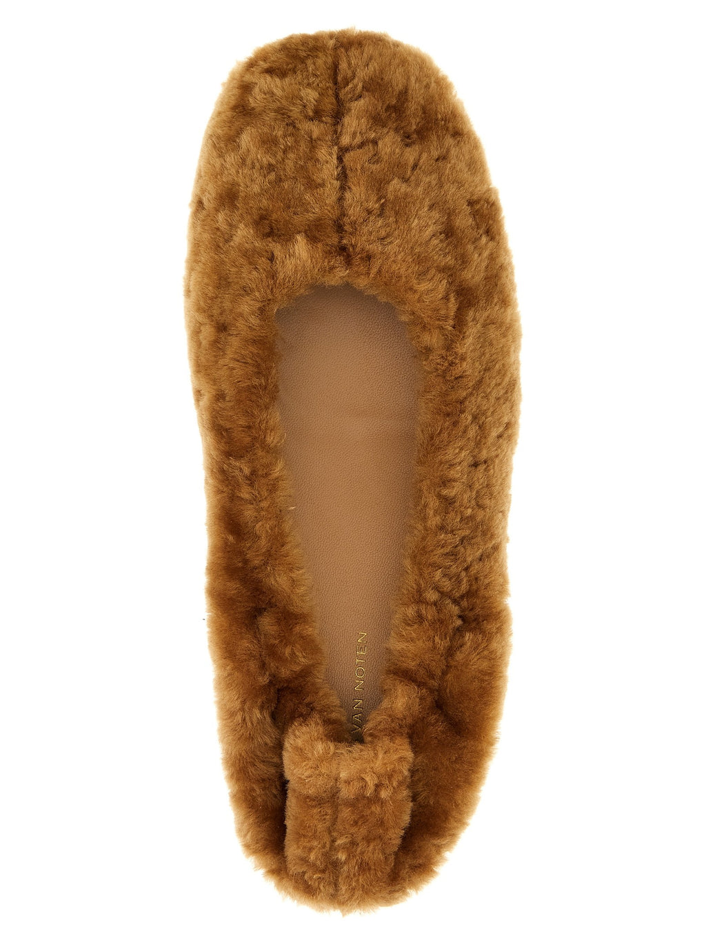 Fur ballet flats 4