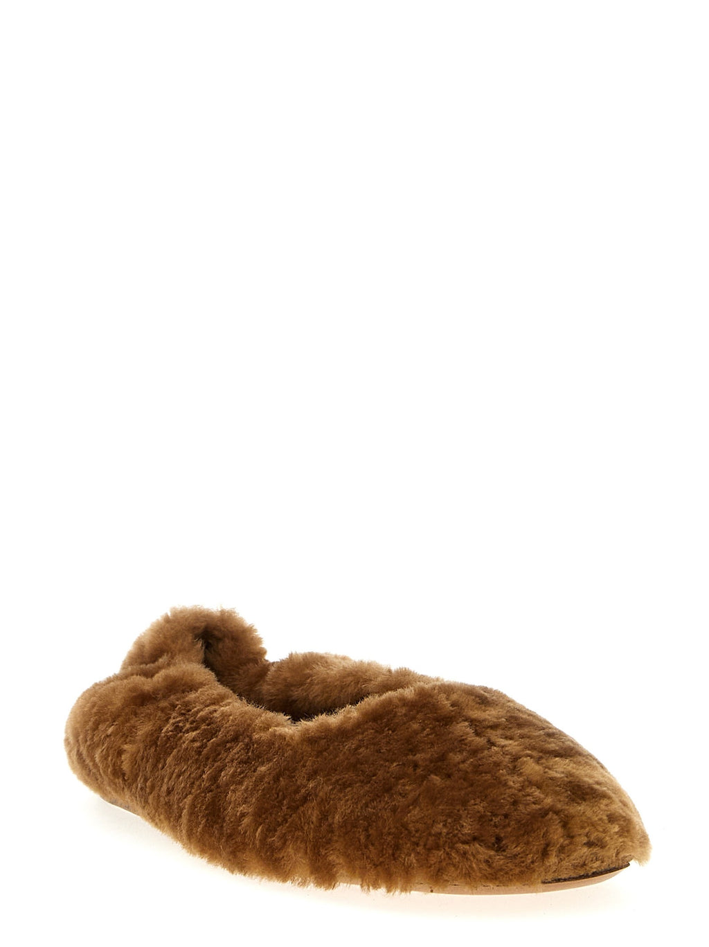 Fur ballet flats 2