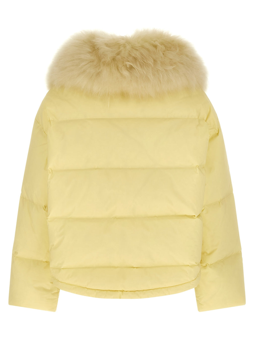 Fur insert down jacket 2