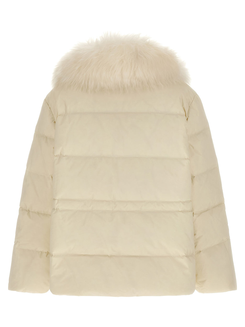 Fur insert down jacket 2