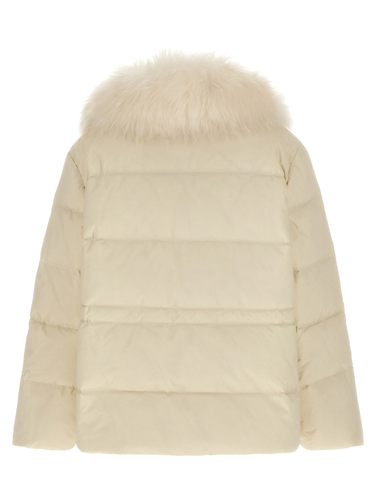 Fur insert down jacket 2