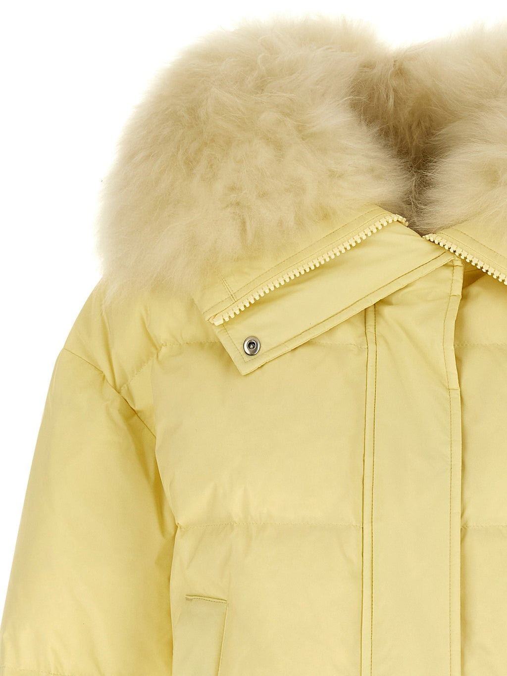 Fur insert down jacket 3