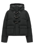 Future Nylon black down jacket