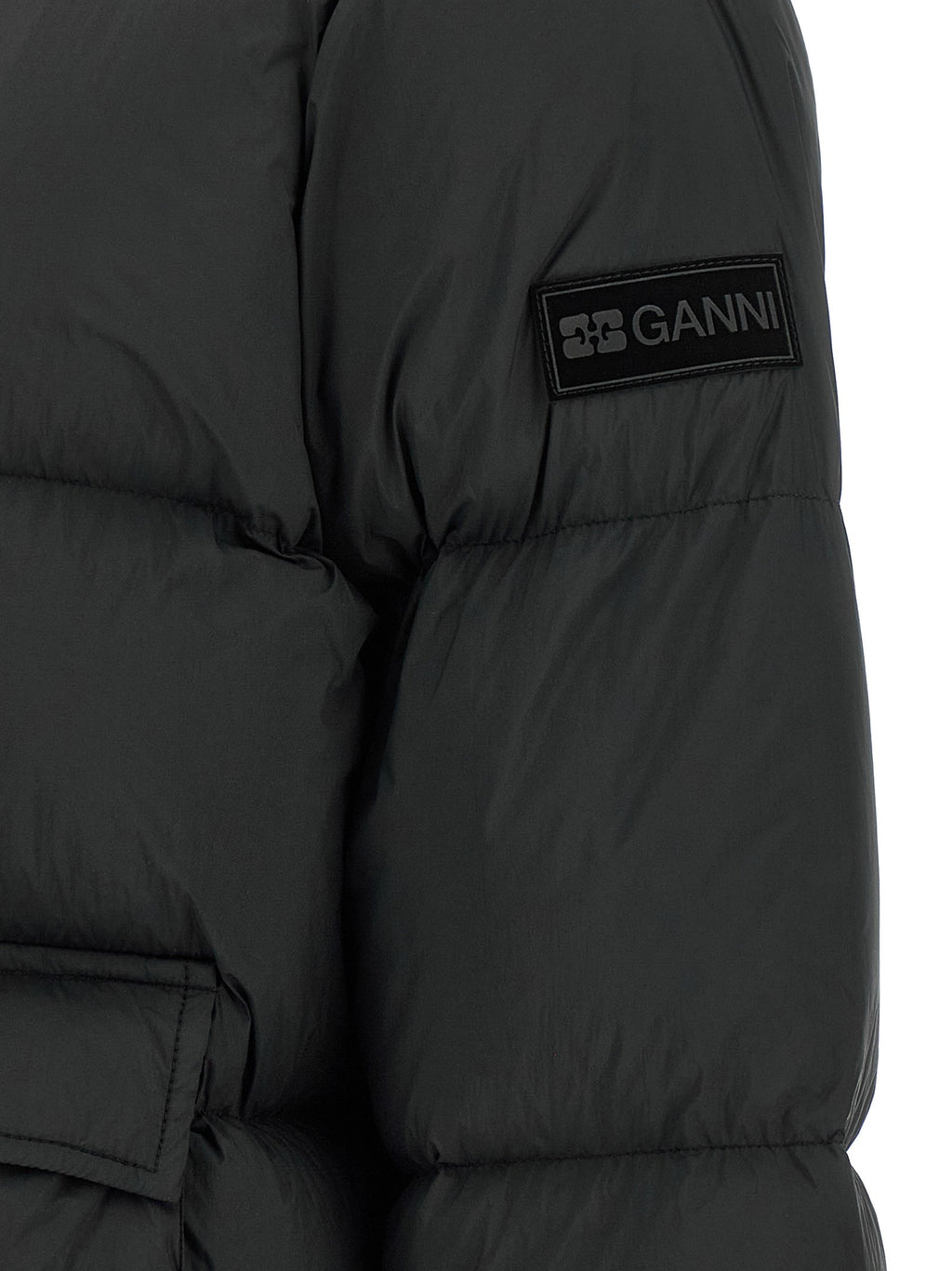 Future Nylon black down jacket 4