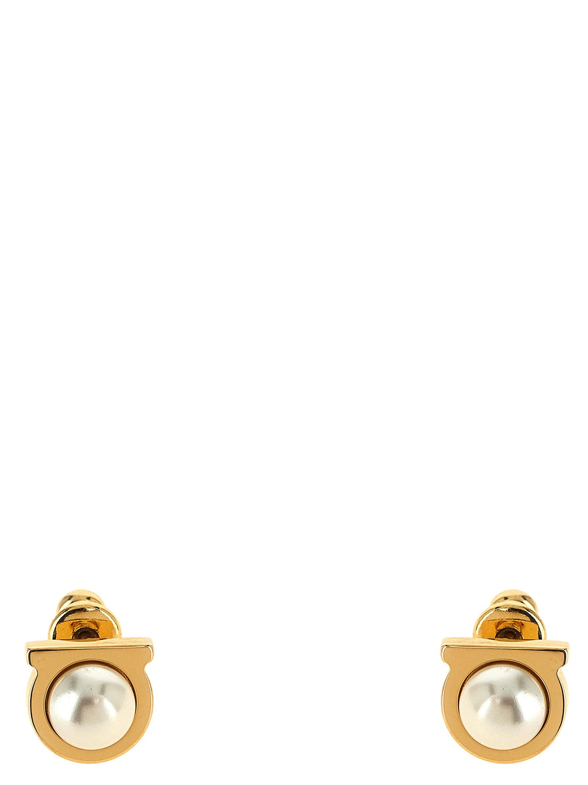'Gancini' pearl earrings