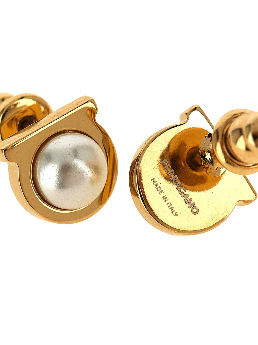 'Gancini' pearl earrings 3