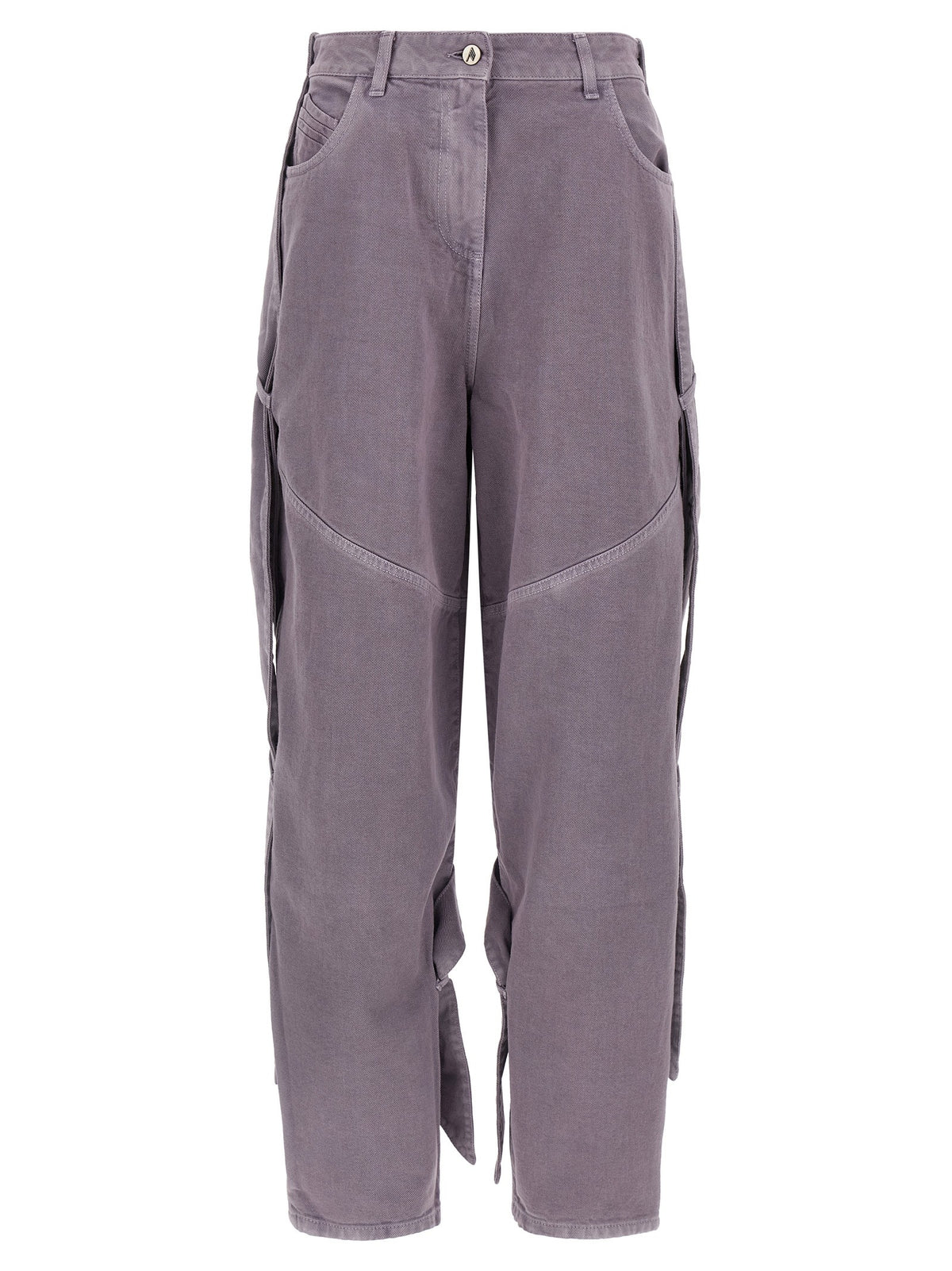 Garment-dyed jeans