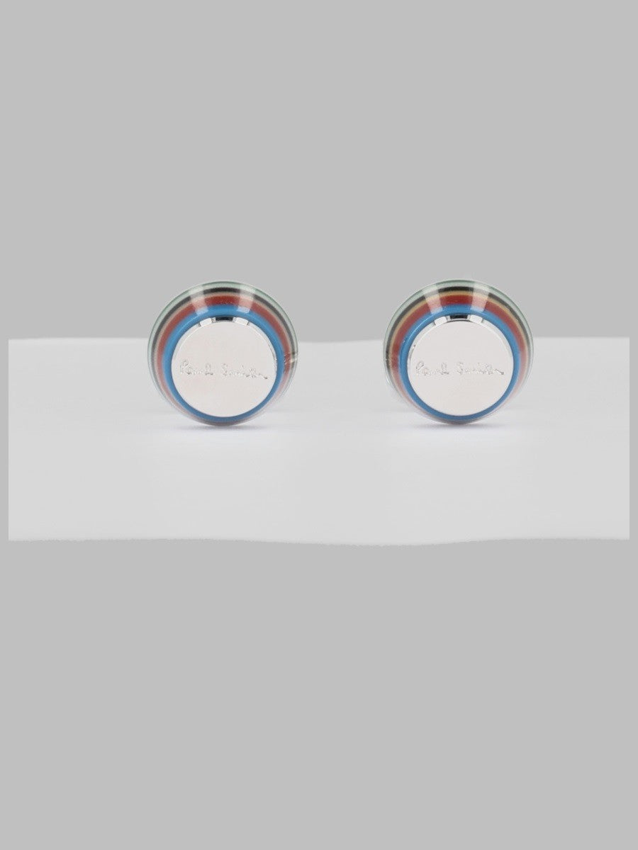 GEMELLI "SIGNATURE STRIPE" CON LOGO