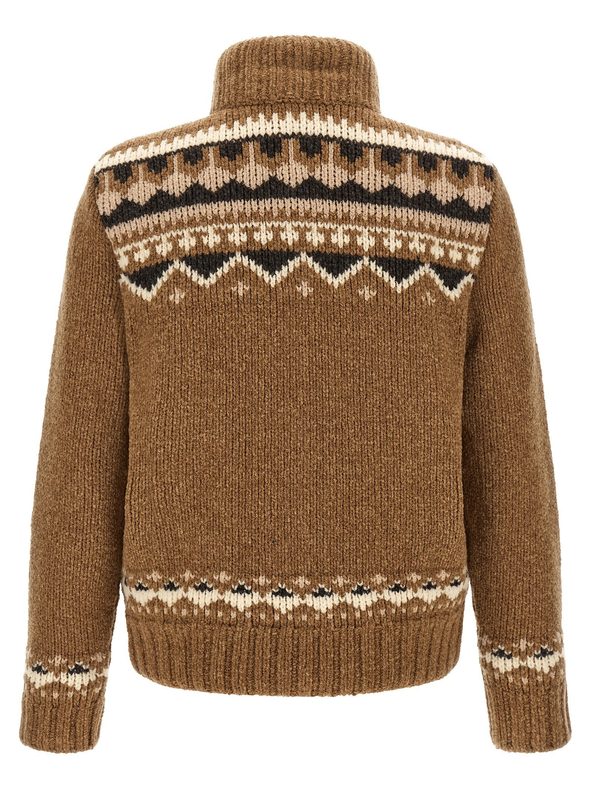 Geometric bouclé cardigan 2
