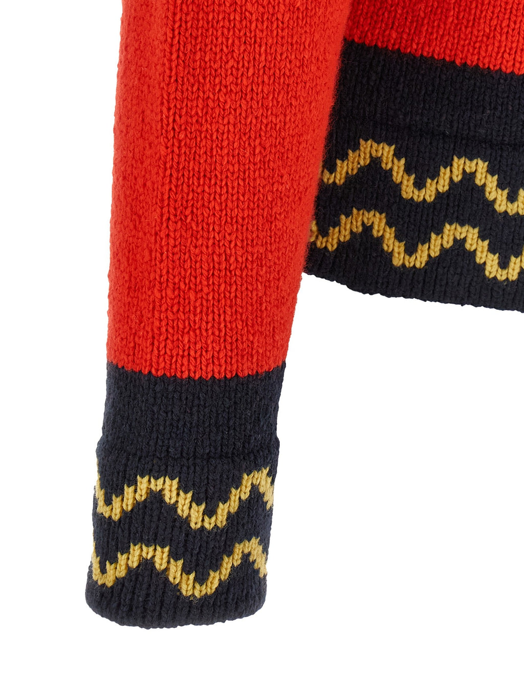 Geometric intarsia sweater 4