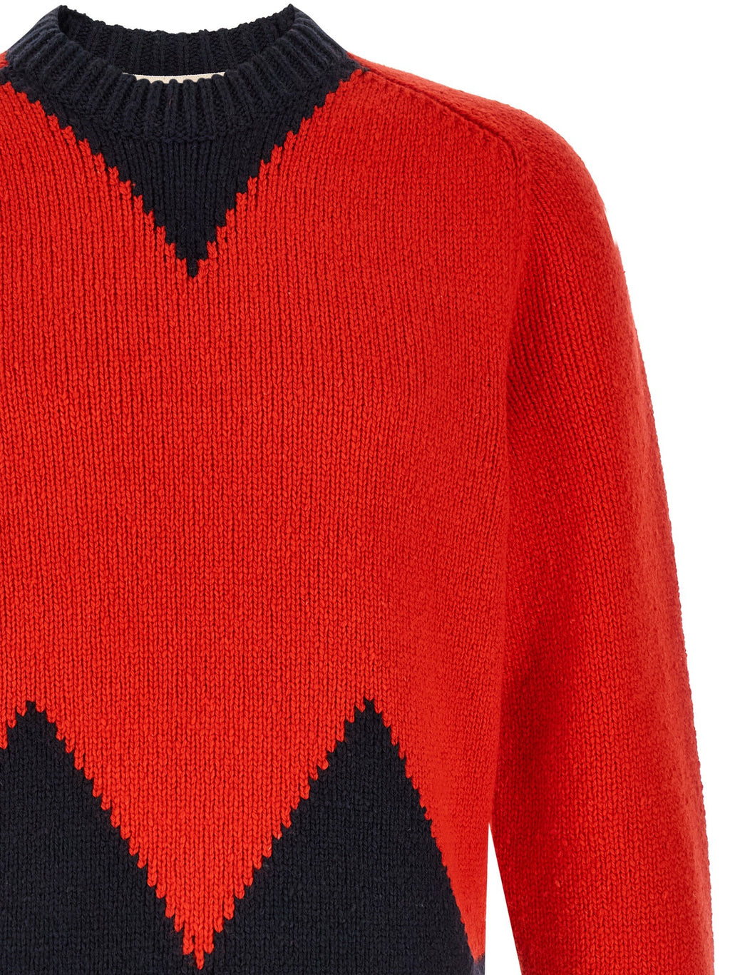 Geometric intarsia sweater 3