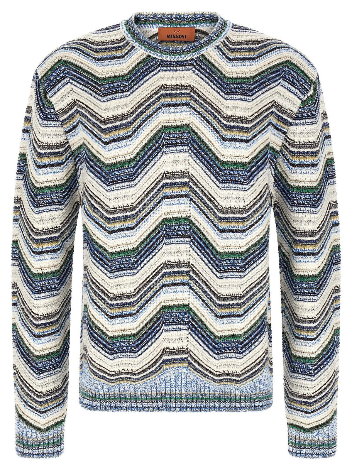 Geometric zig zag sweater