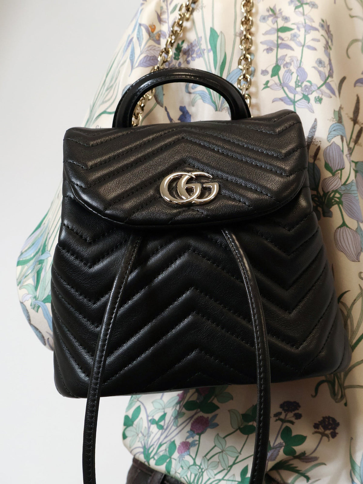 GG Marmont Mini leather backpack 3