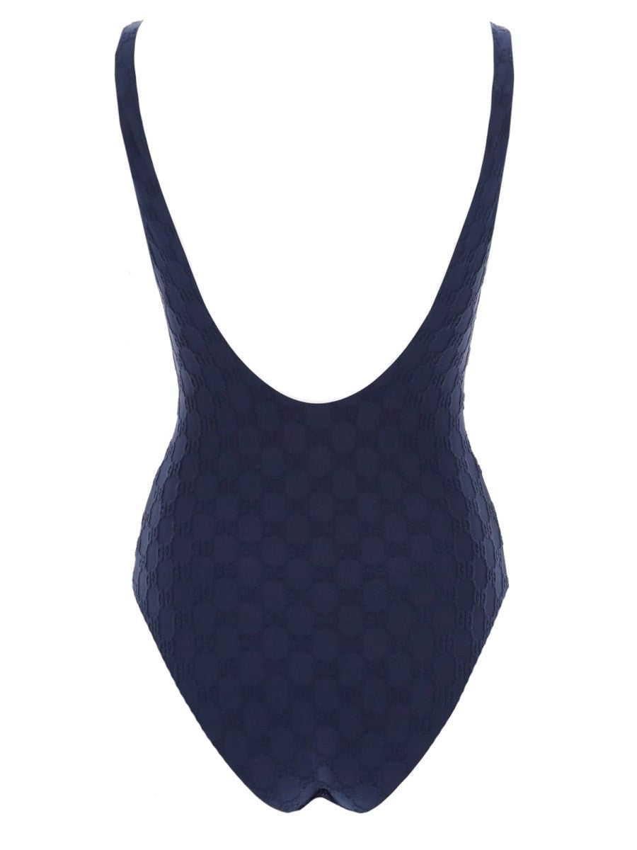 "GG" WEAVE ONE PIECE SWIMSUIT 2