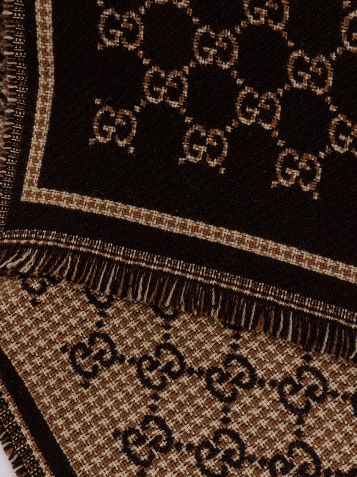 GG wool jacquard scarf 3