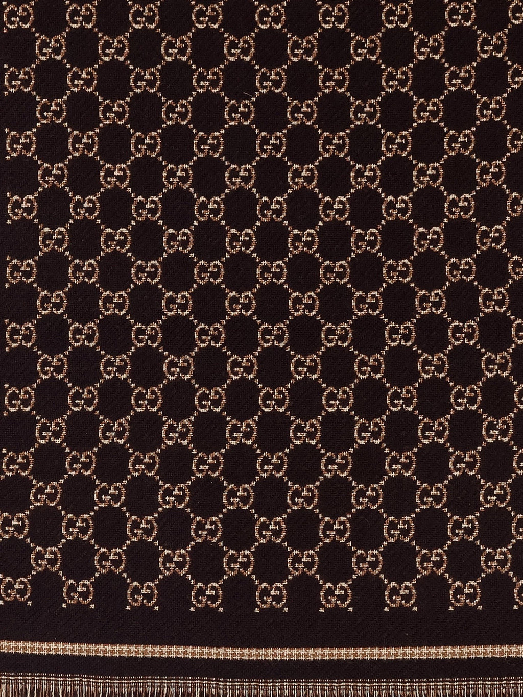 GG wool jacquard scarf 2