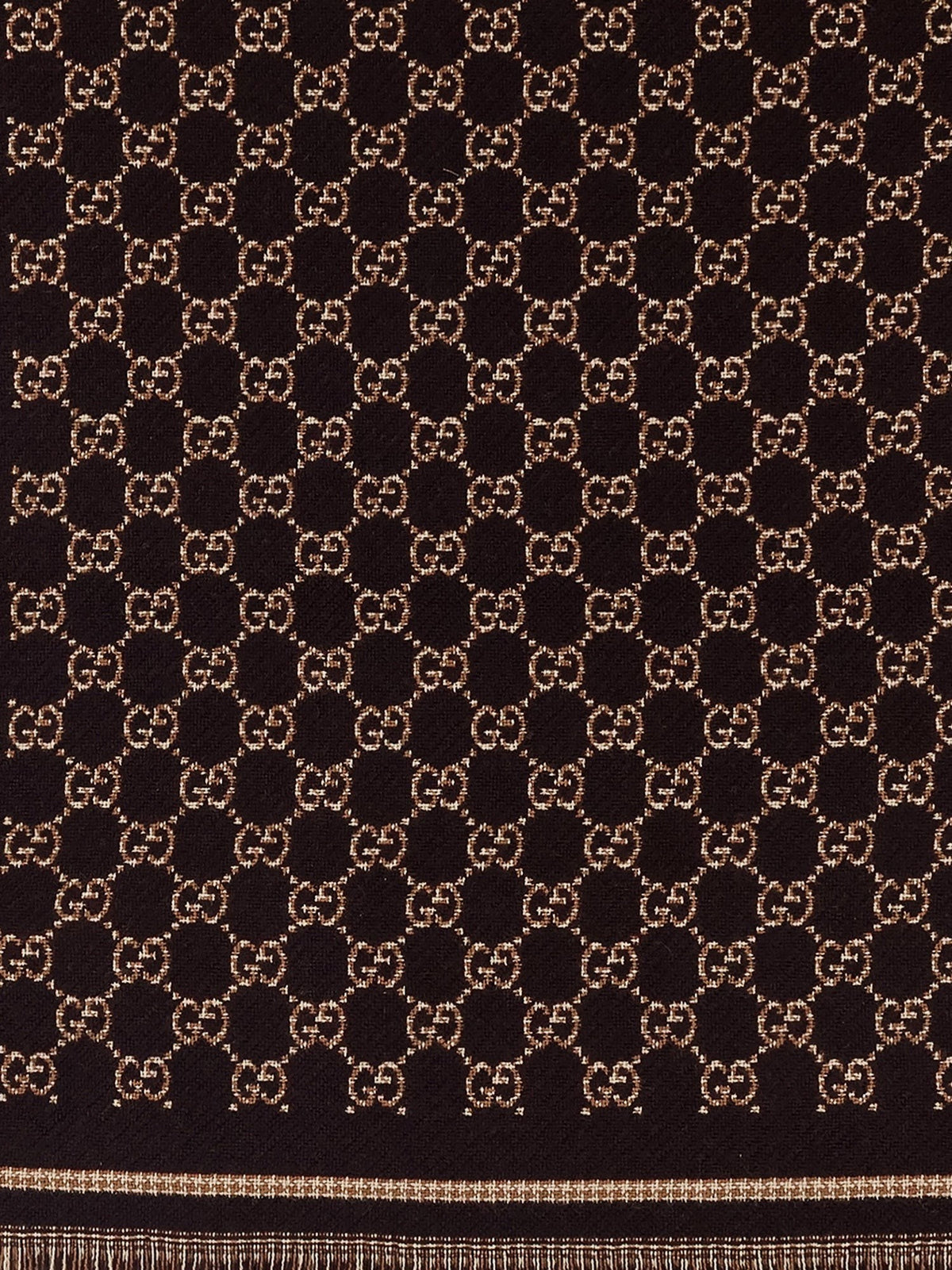 GG wool jacquard scarf 2