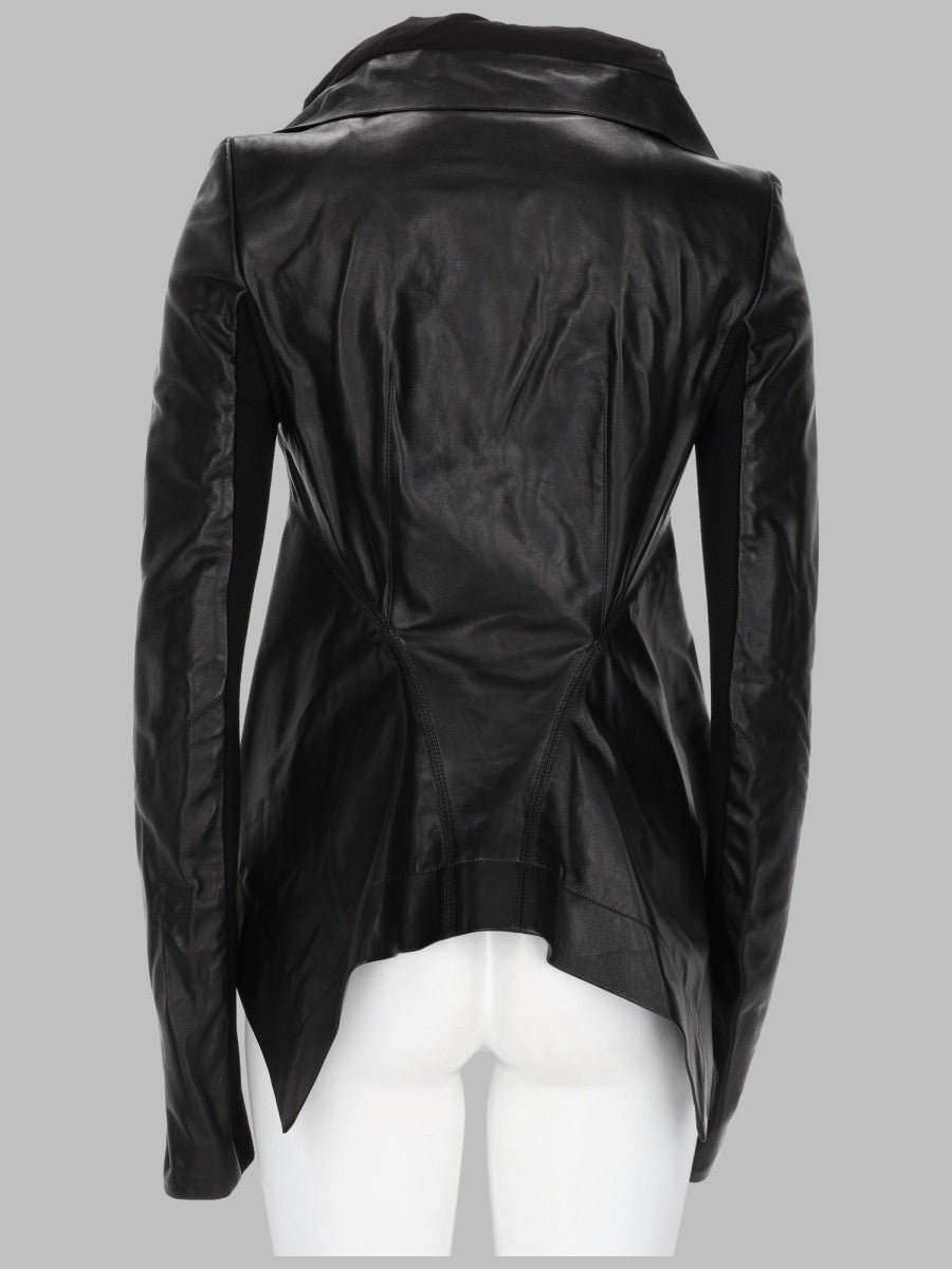 GIACCA BIKER IN PELLE "NASKA" 2