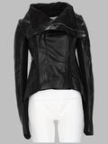 GIACCA BIKER IN PELLE "NASKA"