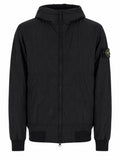 GIACCA BOMBER CON PATCH LOGO E CAPPUCCIO