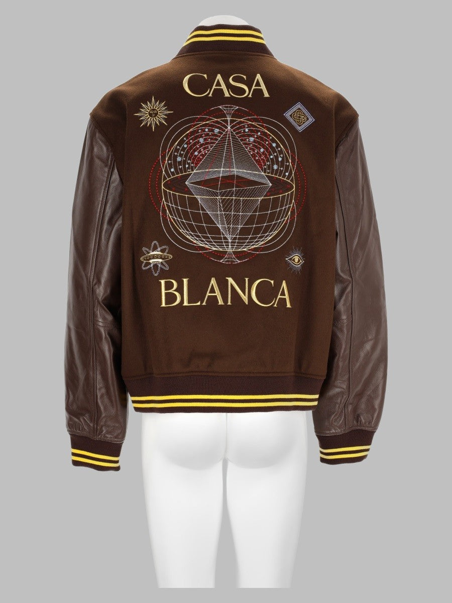 Giacca College In Lana e Pelle 2