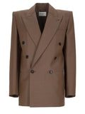 GIACCA IN LANA E MOHAIR LEGGERI