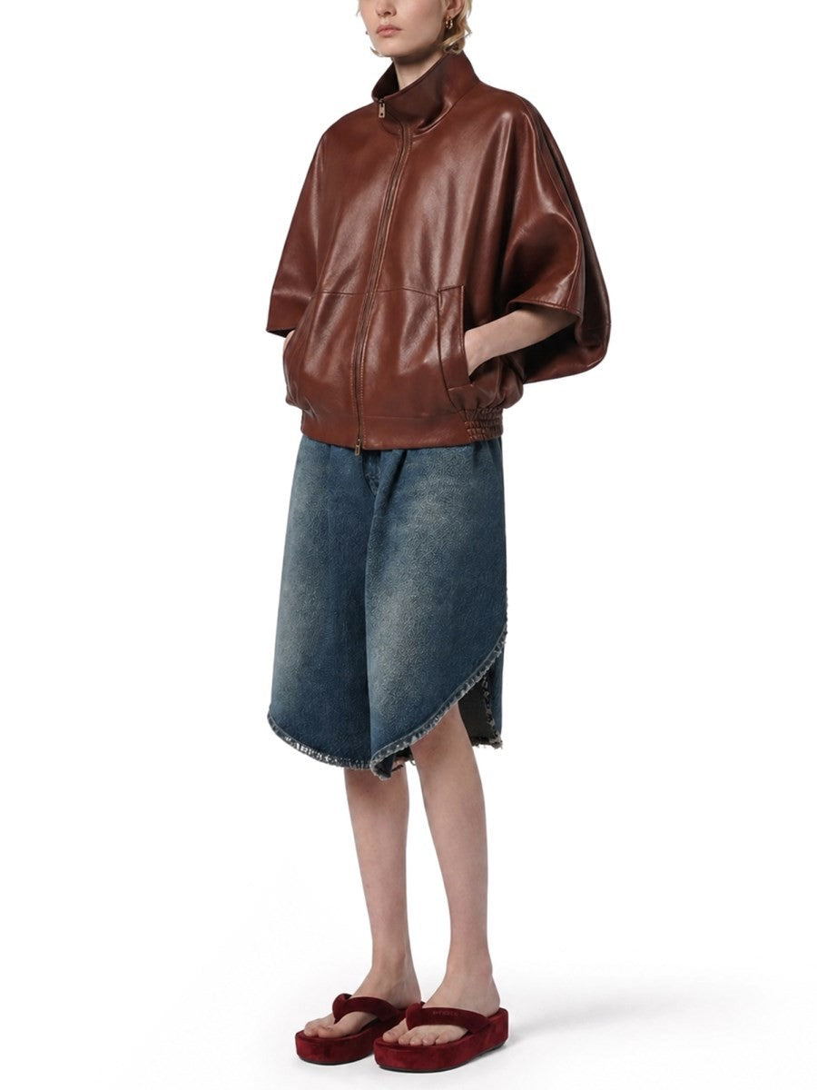 GIACCA IN PELLE CON ZIP 2