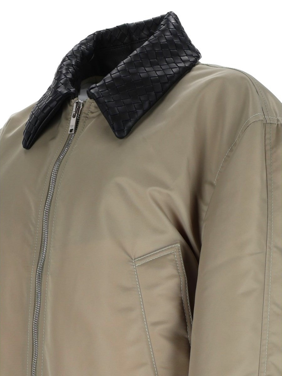 Giacca In Satin Con Colletto Intrecciato 3