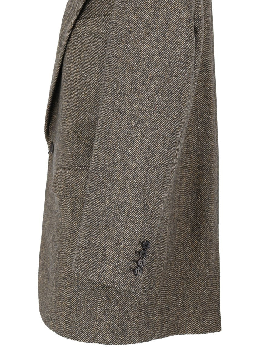 Giacca Monopetto In Lana 3
