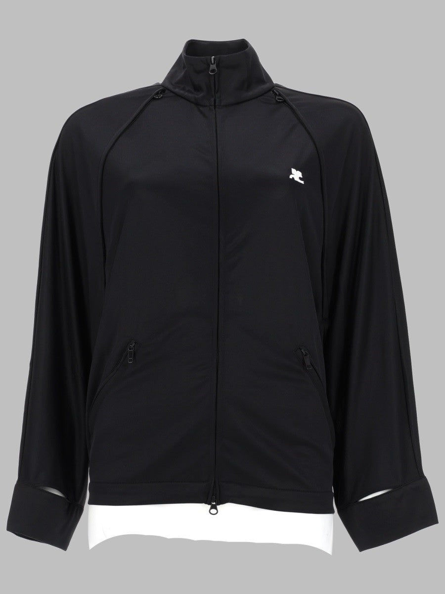 GIACCA TRACK CON MANICHE CUT-OUT