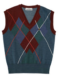Gilet "Argyle" in Lana