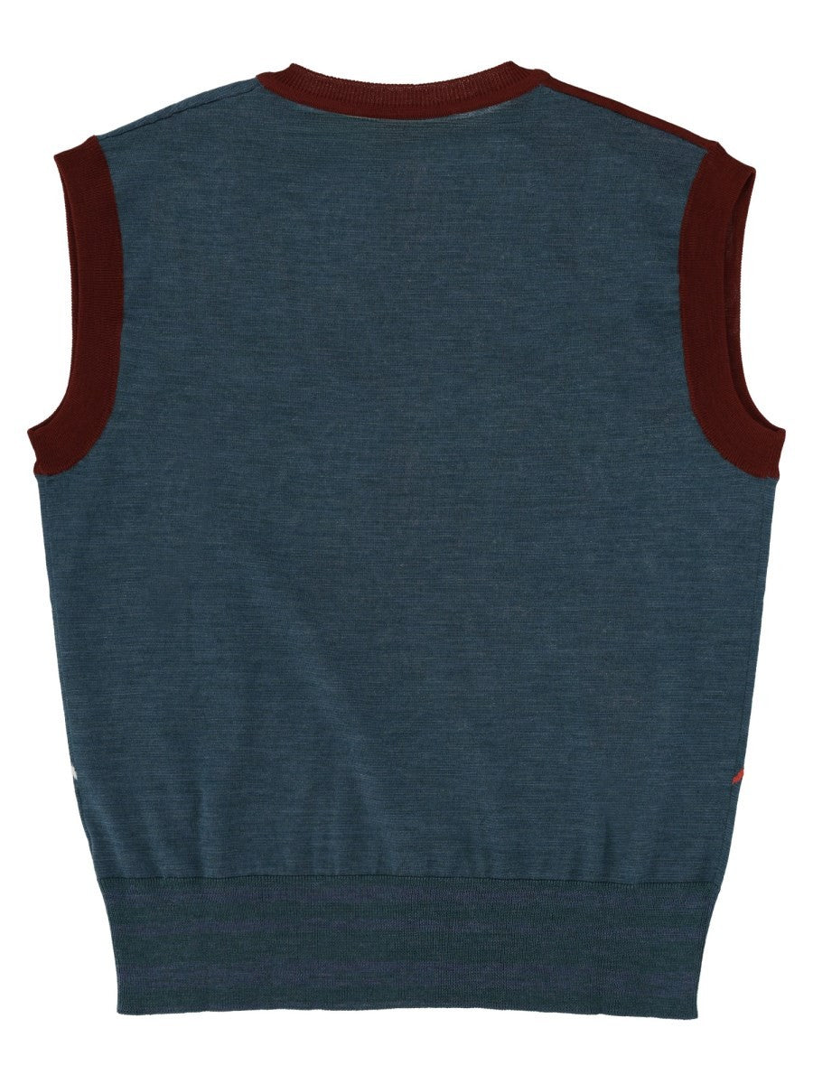 Gilet "Argyle" in Lana 2