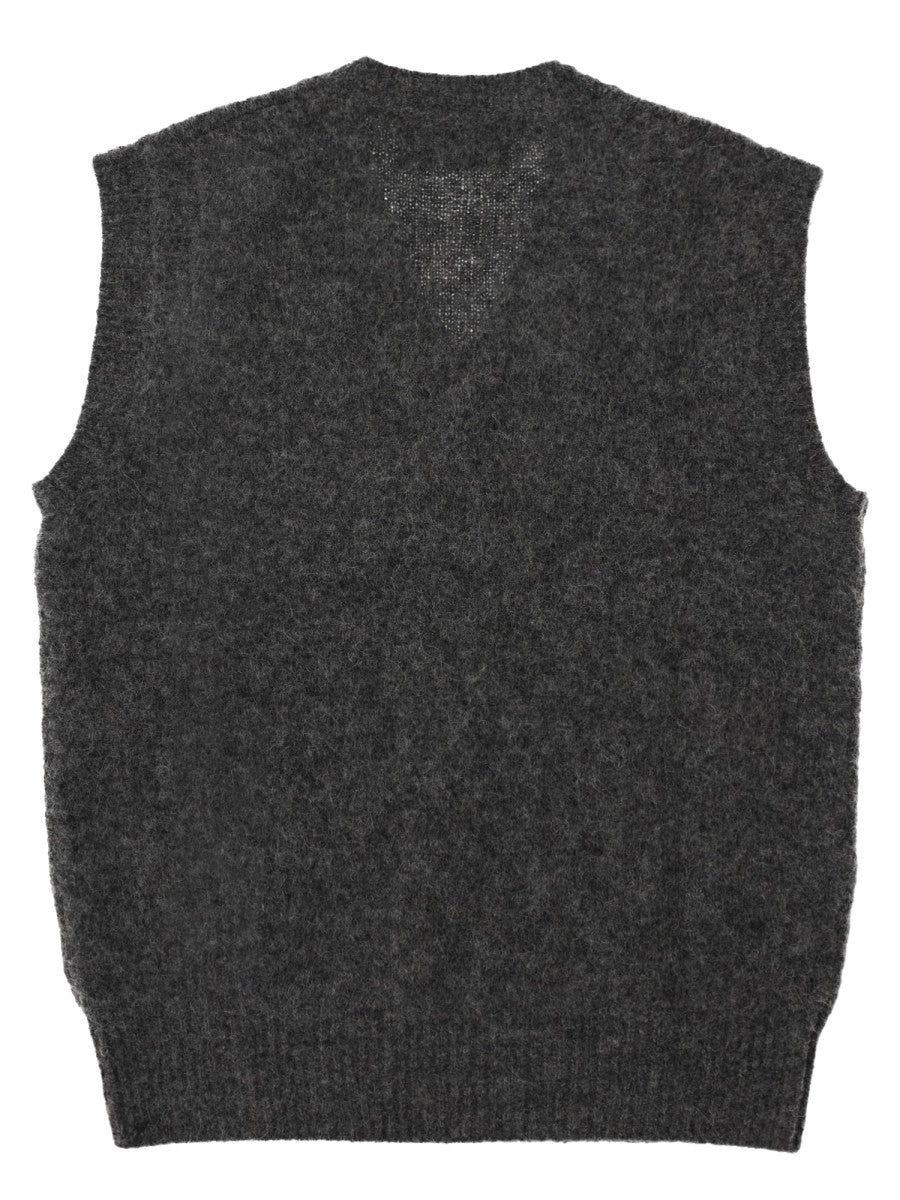 Gilet In Alpaca Con Logo 2
