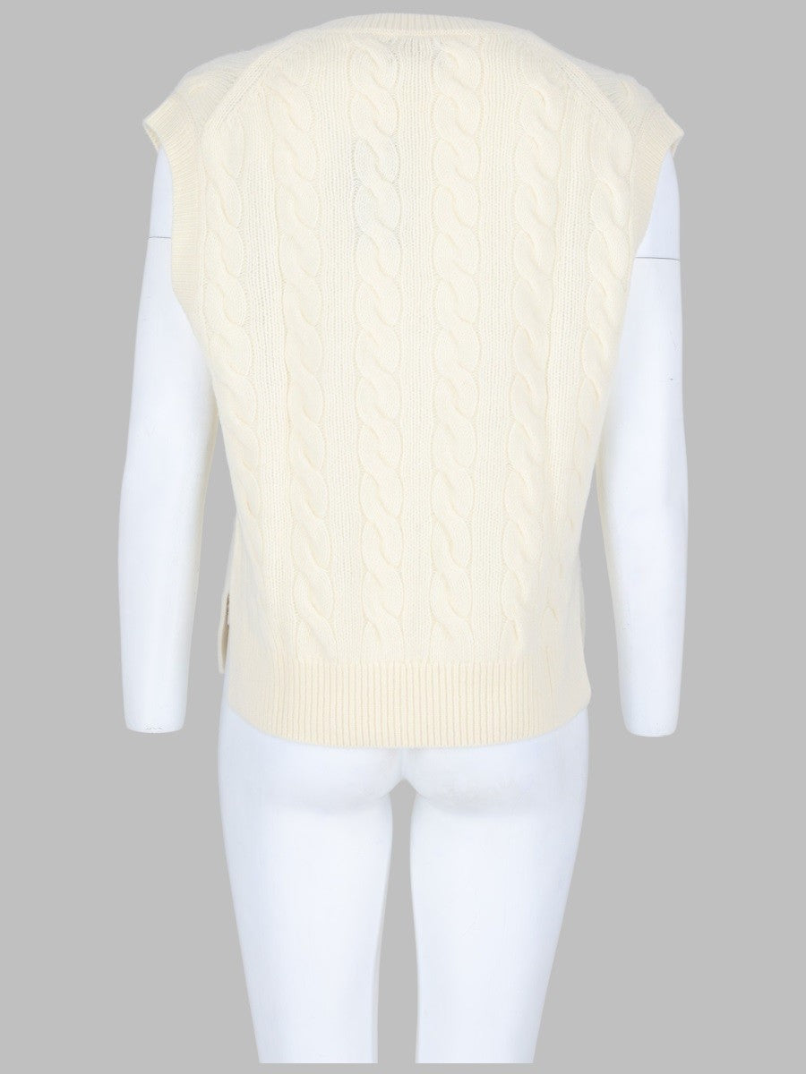 GILET IN LANA E CASHMERE 2