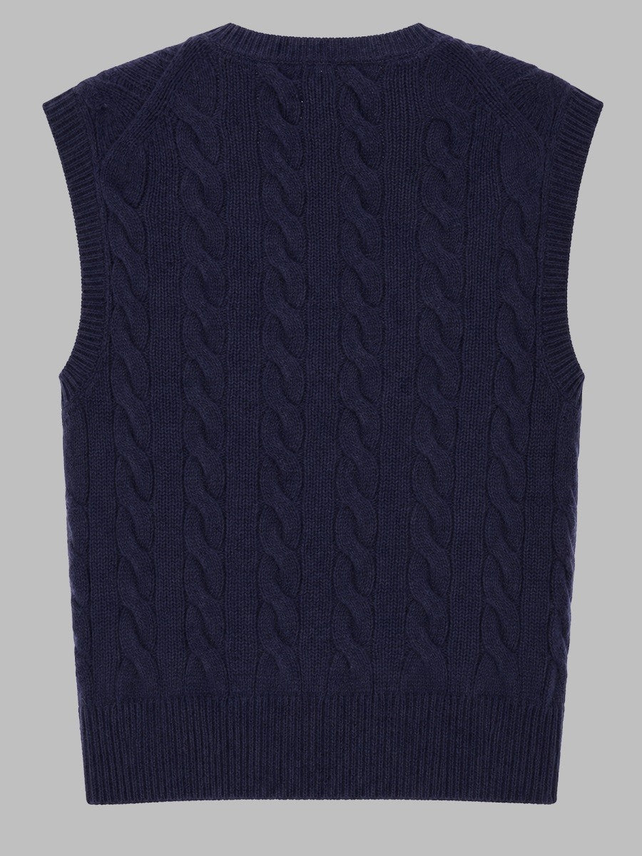 GILET IN LANA E CASHMERE 2