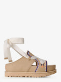 Goldenstar Hi Artistitch suede sandals