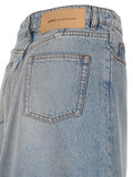 gonna lunga in denim di cotone 3
