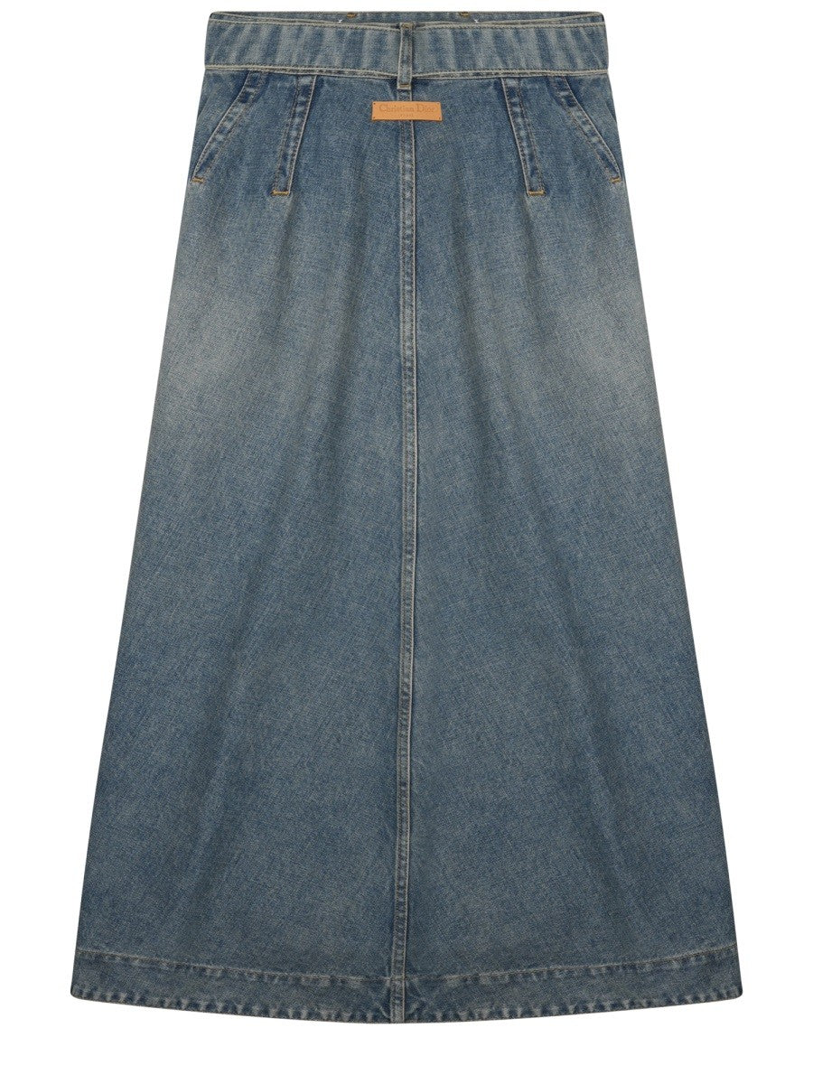 GONNA MIDI IN DENIM 3