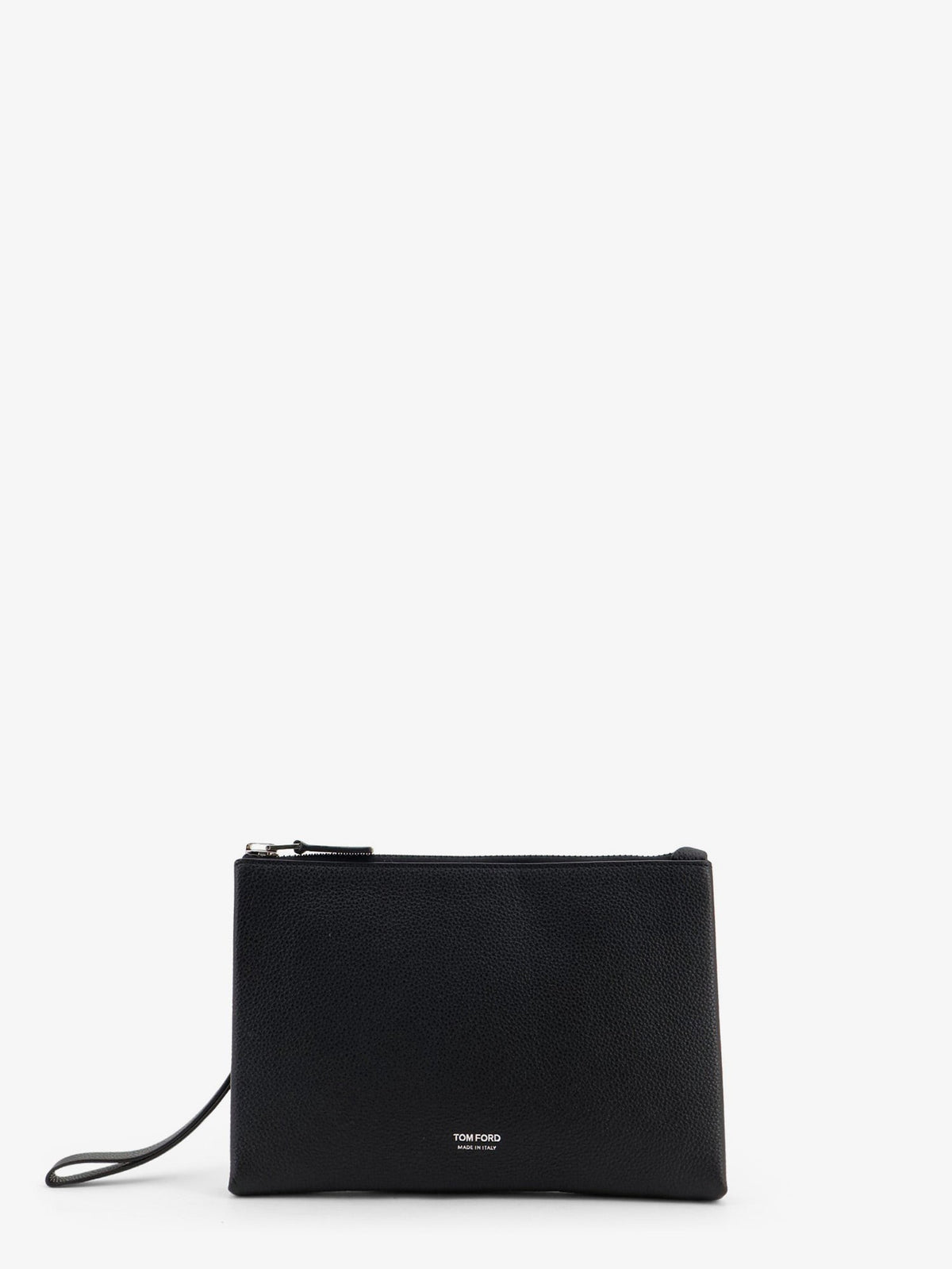 Grainde leather Pochette