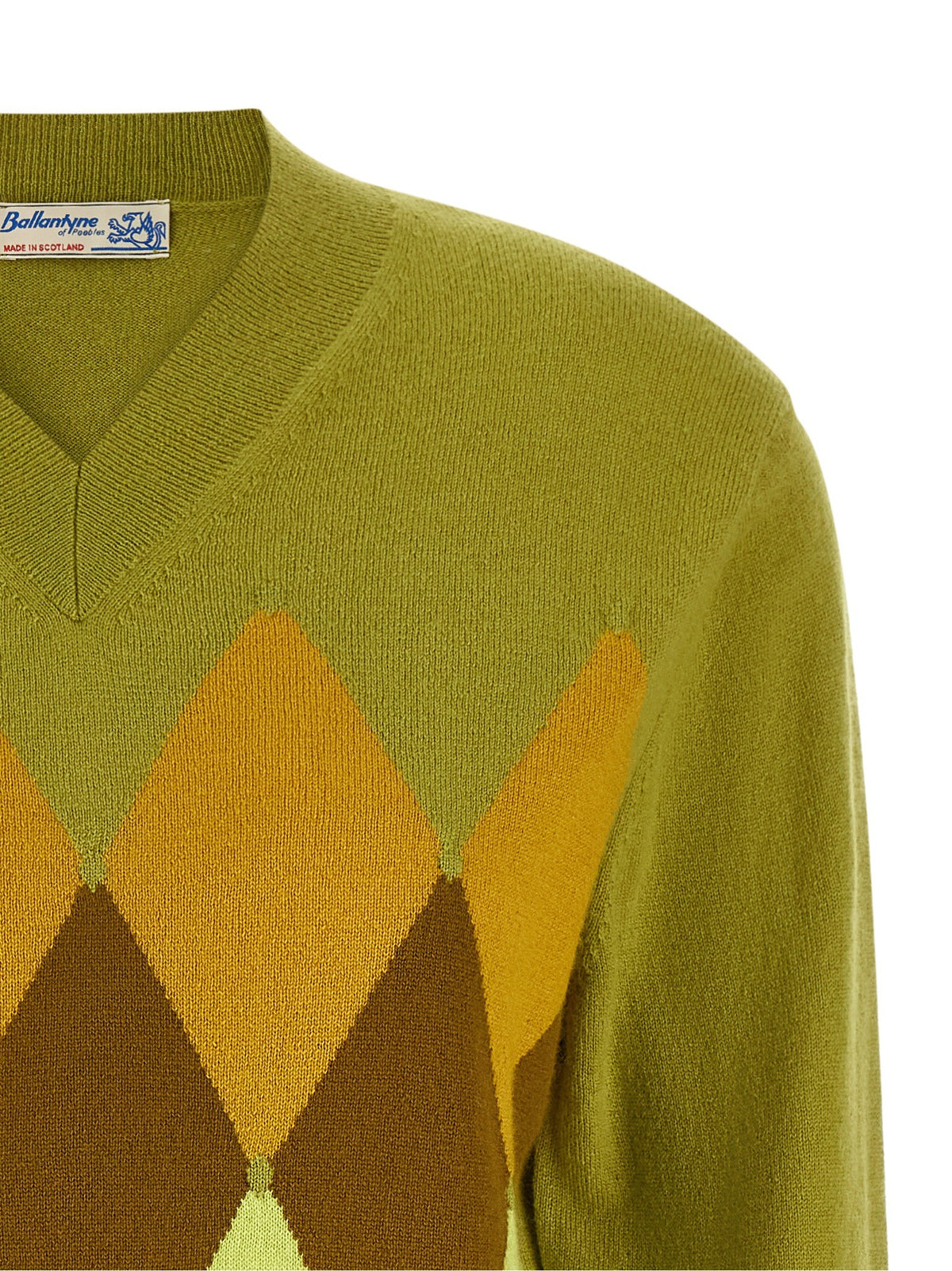 Green 'Diamond' sweater 3